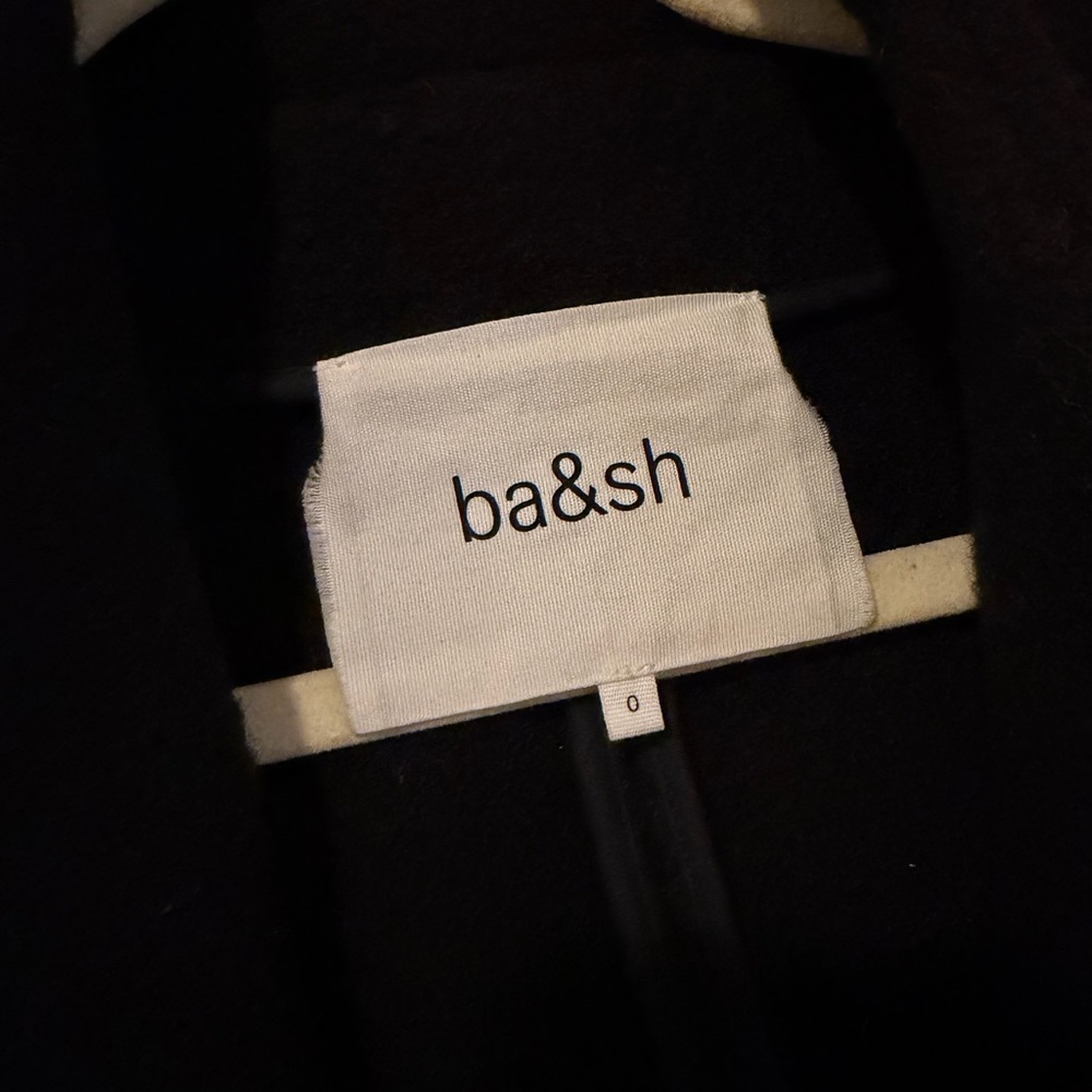 ba&sh Black Coat - Picture 5 of 6